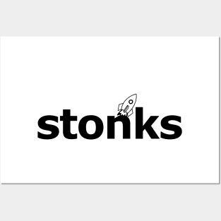 stonks Posters and Art